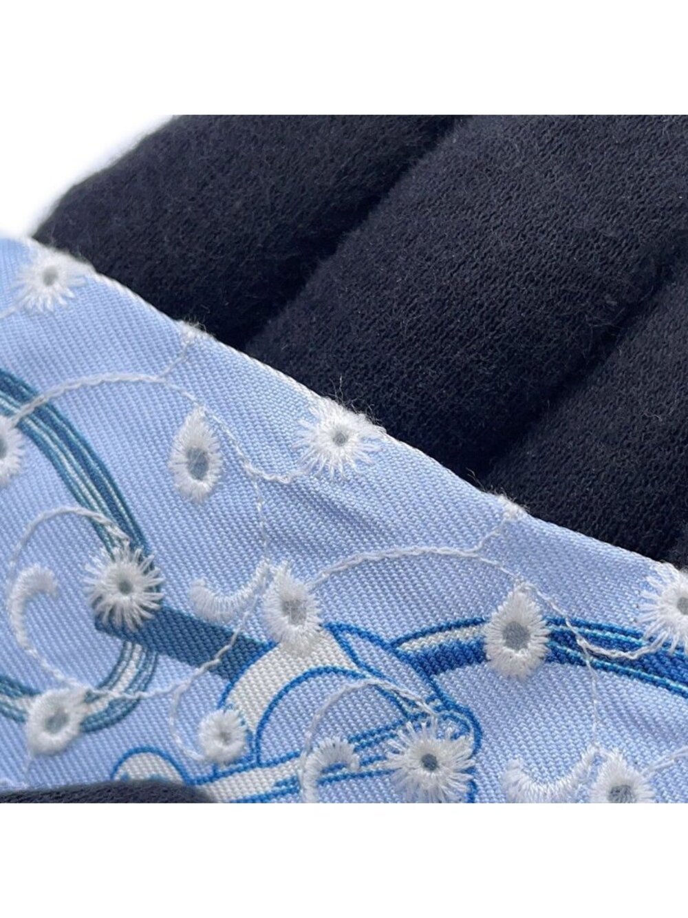 Hermes Scarf Twilly le Boucle Brodley an Gray's Do Re Boucles Broderie Laise - Picture 6 of 9
